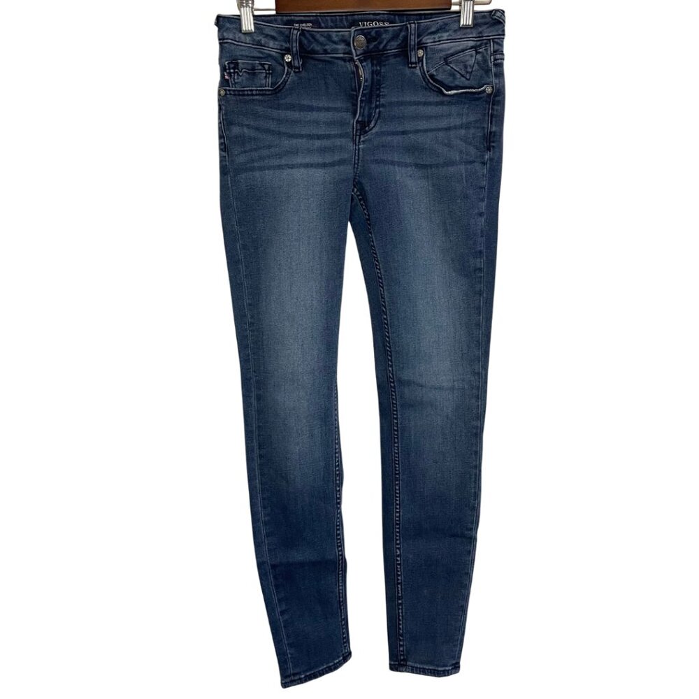 Vigoss The Chelsea Super Skinny Jeans Dark Wash Size 26x30
